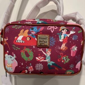 Dooney & Bourke Disney Holiday Crossbody Camera Bag - Red and Green